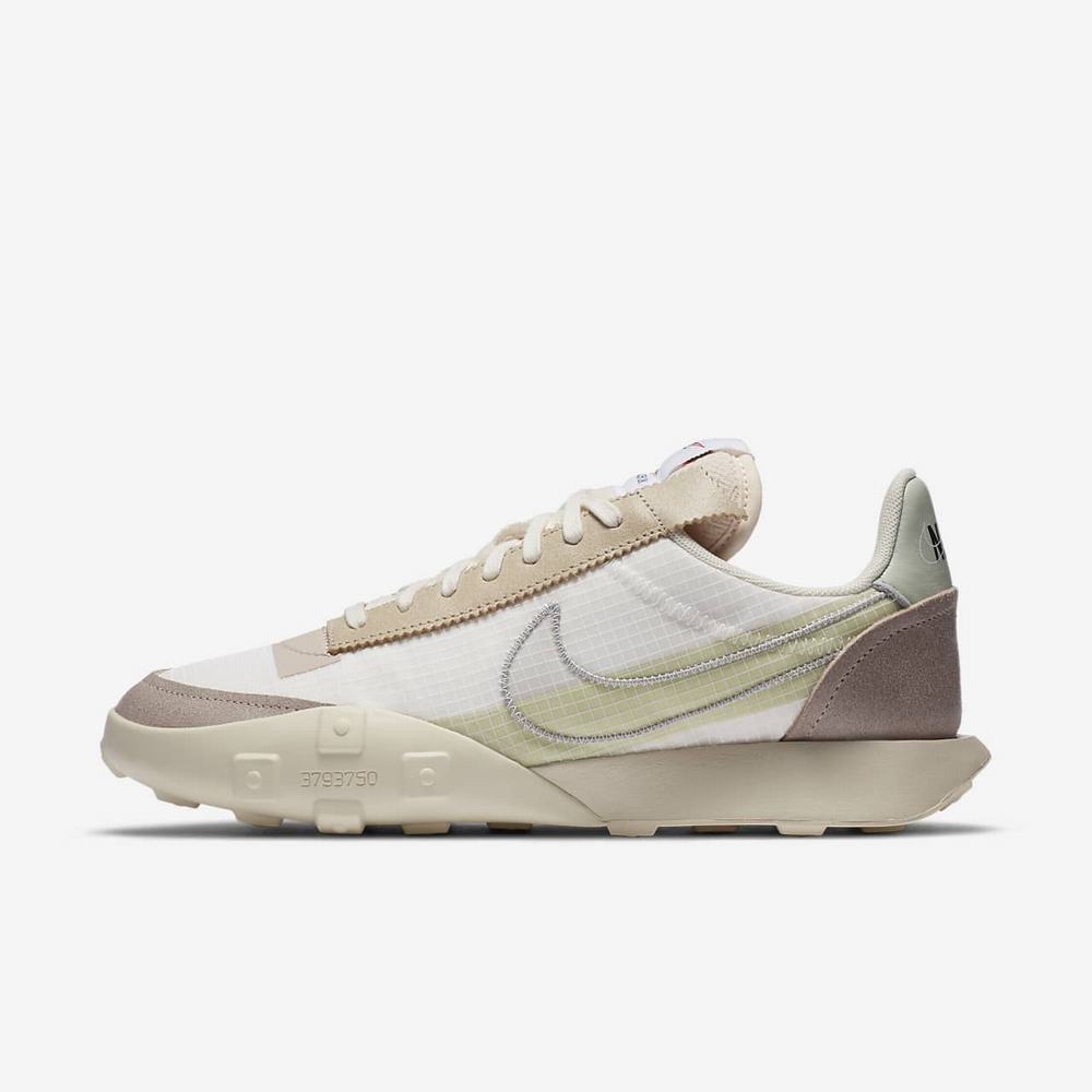 Sneakers Nike Waffle Racer LX Beige 1432-670 Pale Ivory/Muslin/Jade Aura/Silver Femme | MJX-79714547